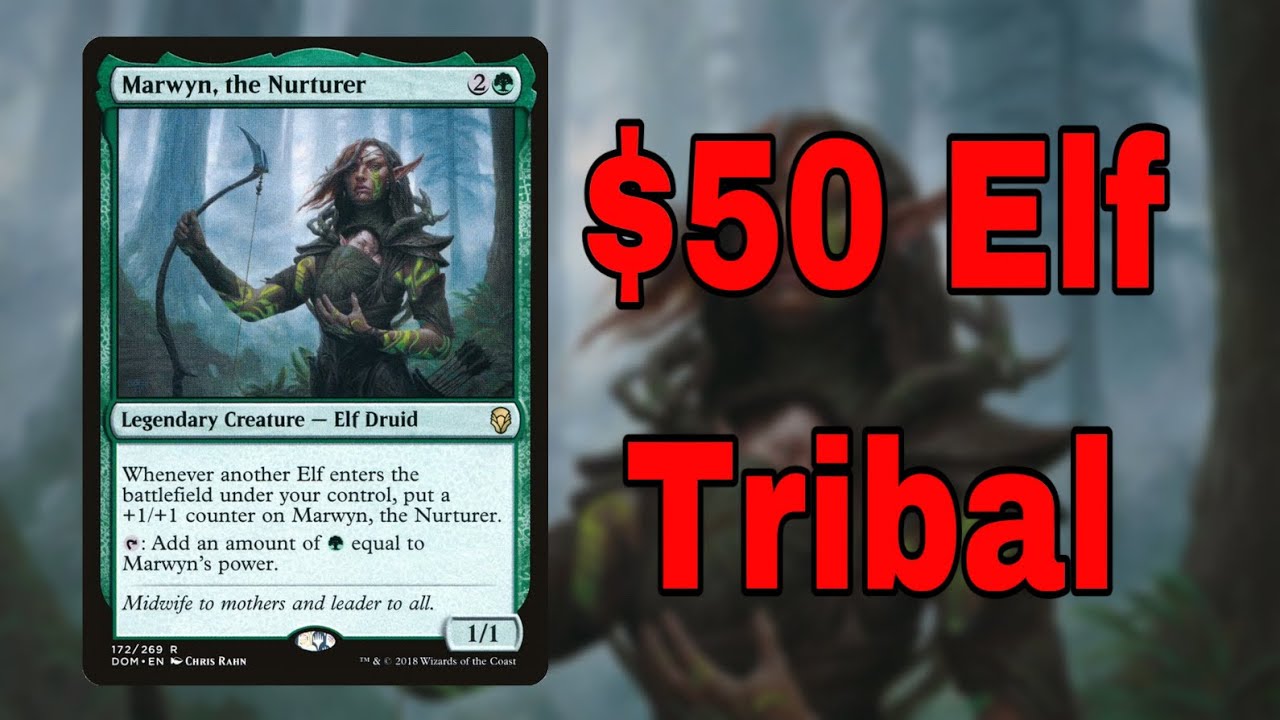 Nurture your wallet! Elf Tribal Marwyn, the Nurturer Under $50 Commander deck EDH