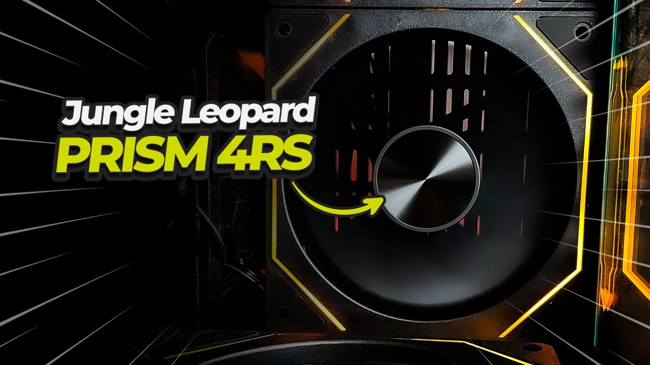 COMO MONTEI as FANS aRGB BARATAS do Aliexpress no meu PC SEM CONTROLADORA? Jungle Leopard PRISM 4RS