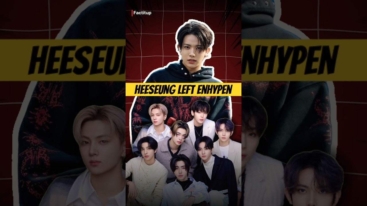ENHYPEN Heeseung LEFT the Group?! 😱| Why Did Heeseung Leave ENHYPEN? #blackpink #bts #kpop #shorts