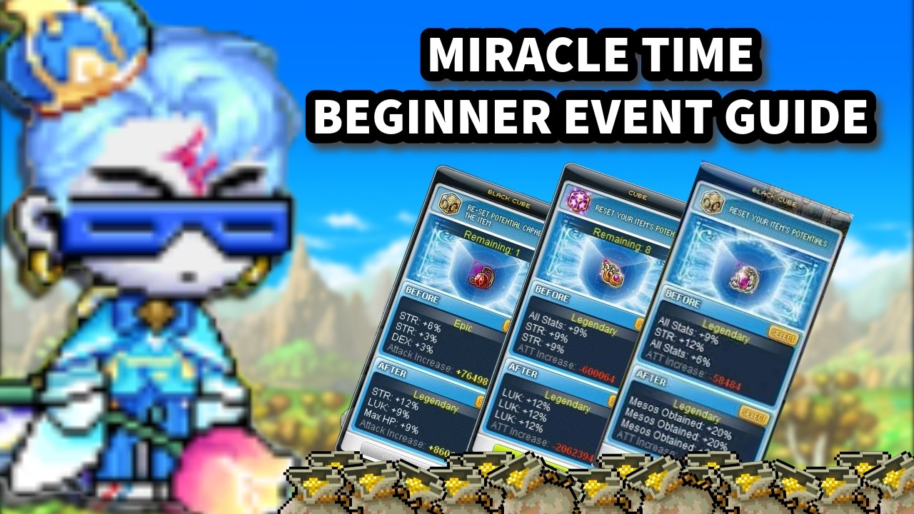 Maplestory Miracle Time Event Guide - What to Focus On As a Beginner