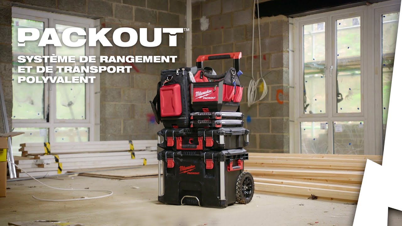 PACKOUT&trade; Milwaukee&reg; - Syst&egrave;me de rangement et de transport polyvalent