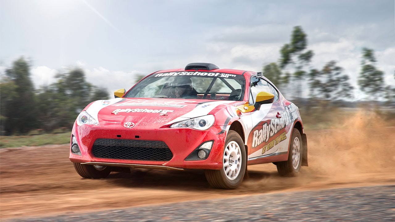 Toyota 86 Rally Car test