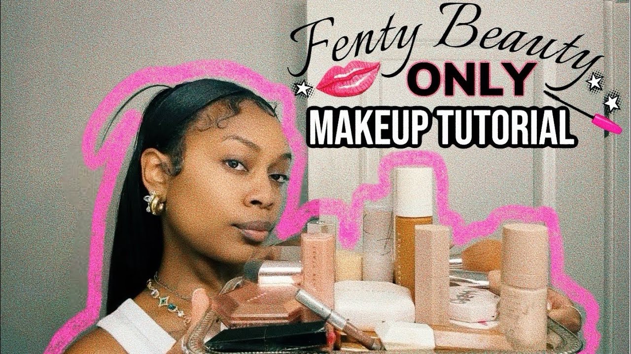 Flawless Brown Skin Makeup Tutorial for Beginners | ONLY @fentybeauty Products