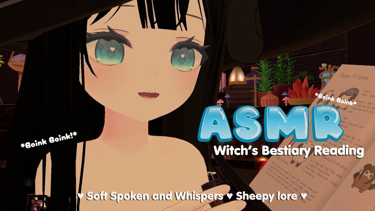 ASMR 🔮🐑 Witch's Bestiary Reading【VRChat】