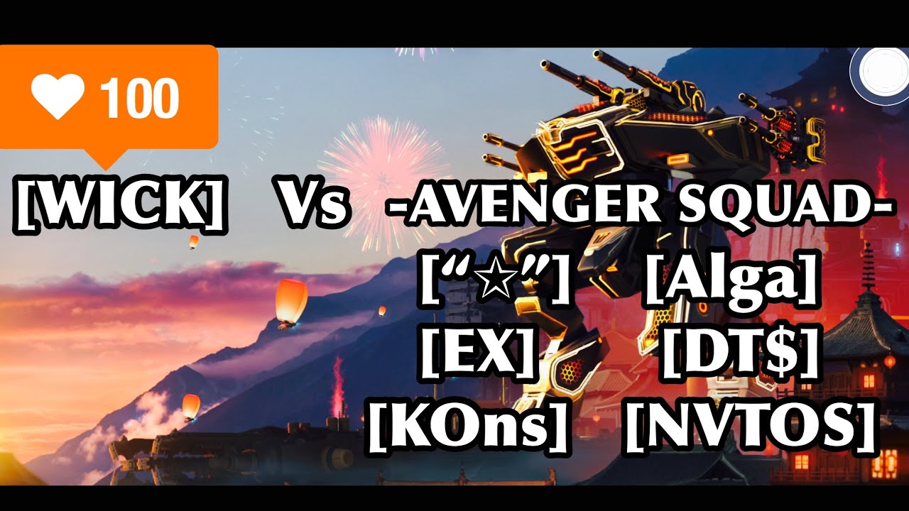 Wick War Robots Vs Avenger Squad #warrobots #warrobotsgameplay #gaming #gamingvideos #gameplay 