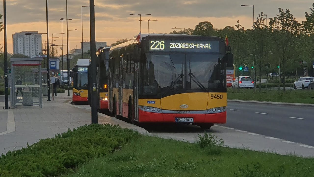 [226] Relobus - Przejazd SU12 III #9450 na linii 226➡️ Zdziarska-Kanał