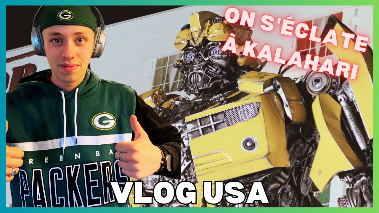 VLOG USA l On débarque à Kalahari l Un des plus grands parcs aquatiques des USA
