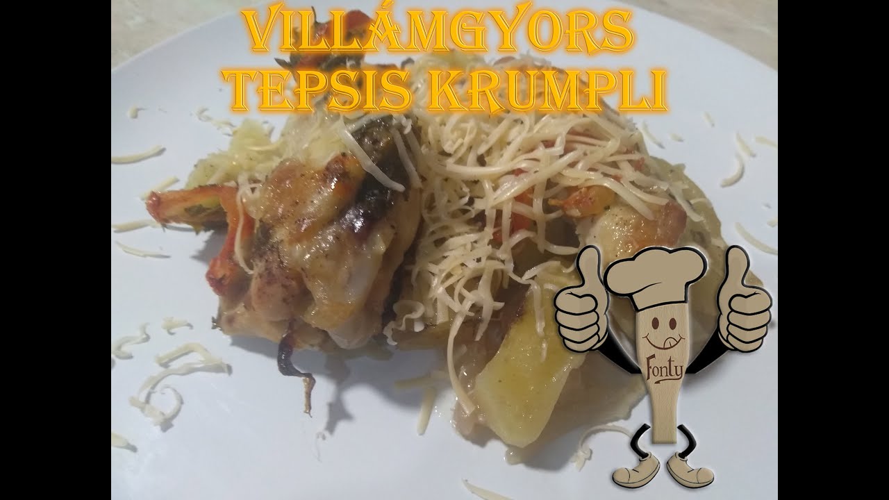 Tepsis krumpli  -  a legegyszerűbb vacsora :)