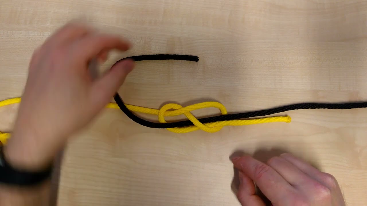 #09 - Čvor osam kao spojni čvor - Spajanje dva užeta na vrlo siguran način