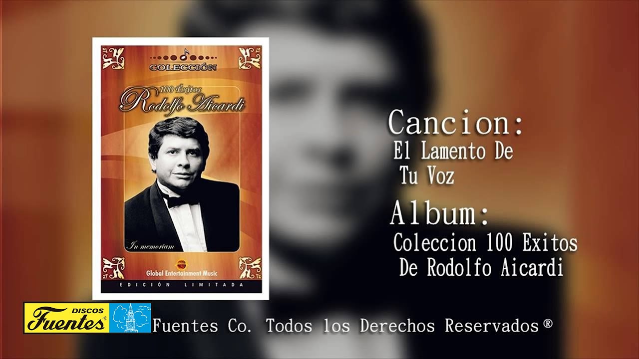 El Lamento De Tu Voz - Rodolfo Aicardi y Su Tipica Ra7 (Audio) | Discos Fuentes
