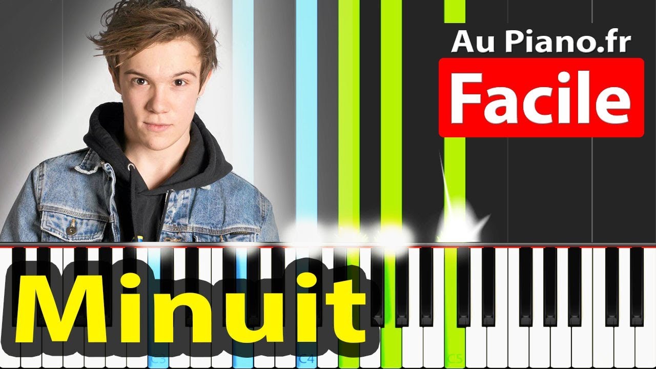 Lenni-Kim Minuit Piano FACILE Karaoké