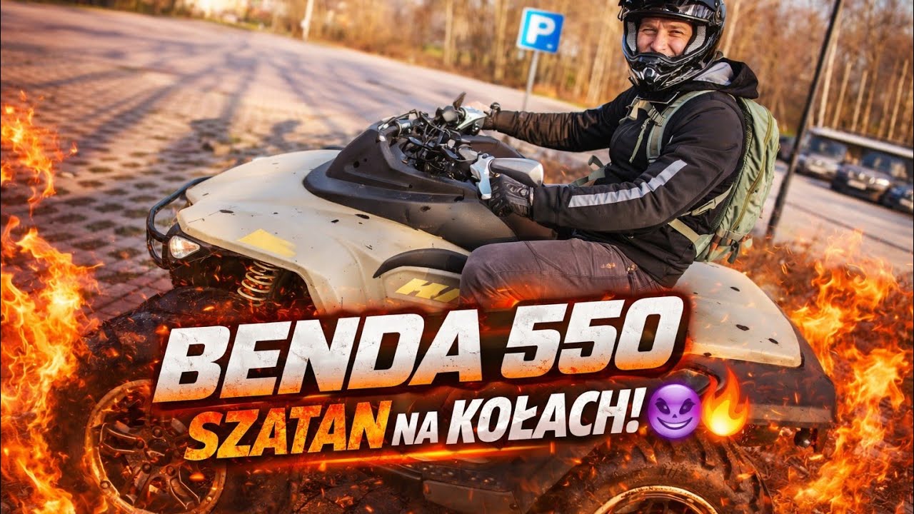 CZY BENDA 550  TO PRZEŻYJE? UPALAMY BENDE DO B&oacute;LU