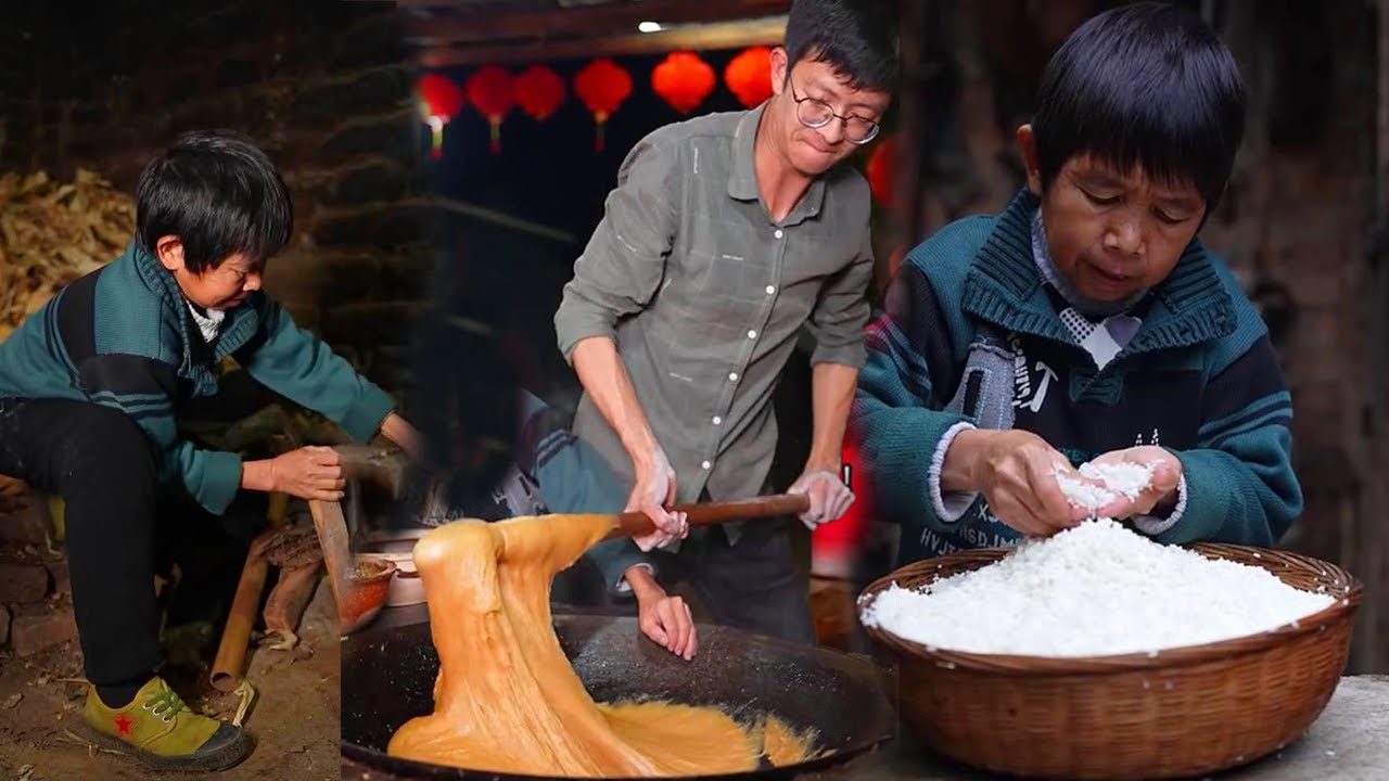 Приготовьте традиционные рисовые лепешки, сладкие и мягкие.