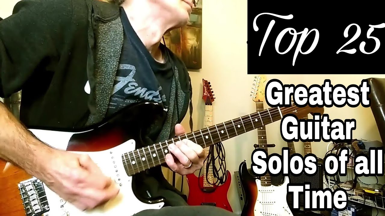 The Top 25 Greatest Guitar Solos of all Time. (Guitar World Magazine). Covers KDA