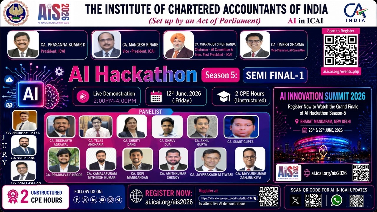 AI Hackathon Season 5 - Semi final 1: Live Demonstration on AI use cases