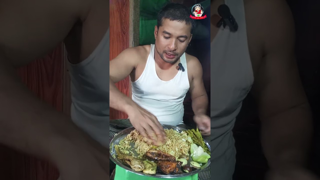 #eat #food ငါးရံခေါင်းဟင်းခါးနဲ့ငါးကြော်နှပ် ၊ ငပိတို့စရာနဲ့ထမင်းစားမယ်#စားကြပါအုံးဗျ