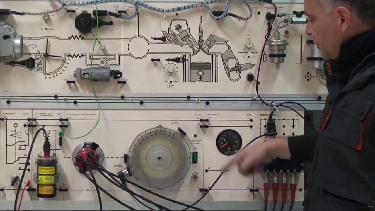 Prácticas de Inyección Motronic con maqueta Elwe