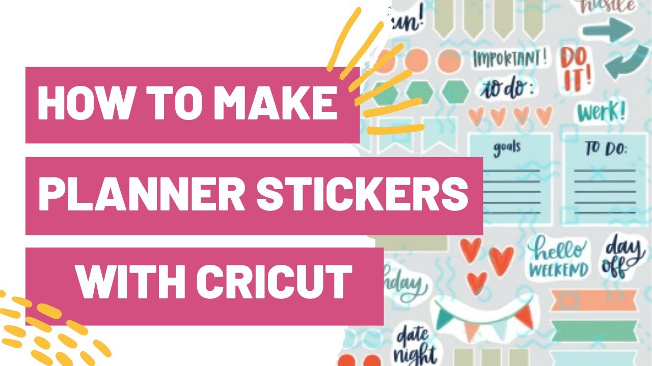 How To Make Planner Stickers With Your Cricut