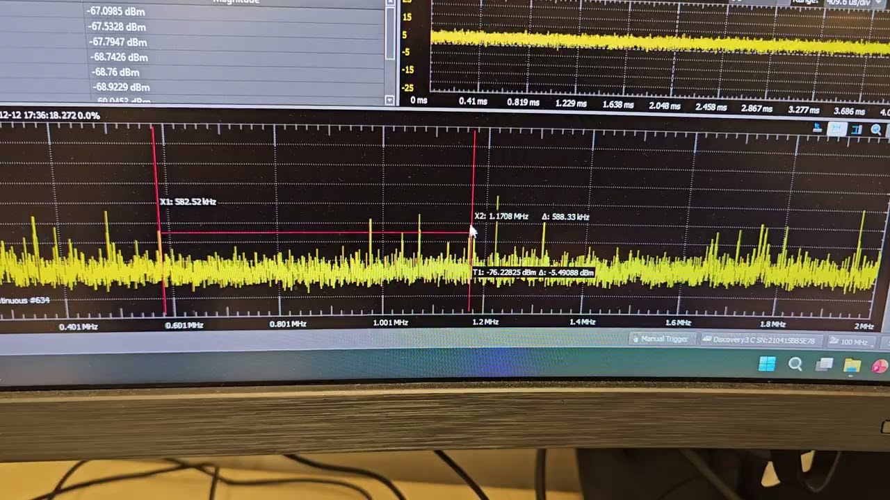 FFT measurement between TinySA and 8bit, 12bit and 14bit oscilloscopes. Rigol MHO98 impressed.