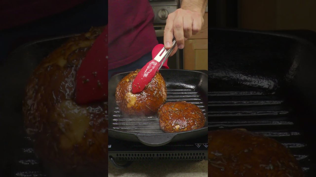 La mejor manera de hacer 🍄 portobello #comida #cocina #cocinando #receta #vegano #shorts #parati