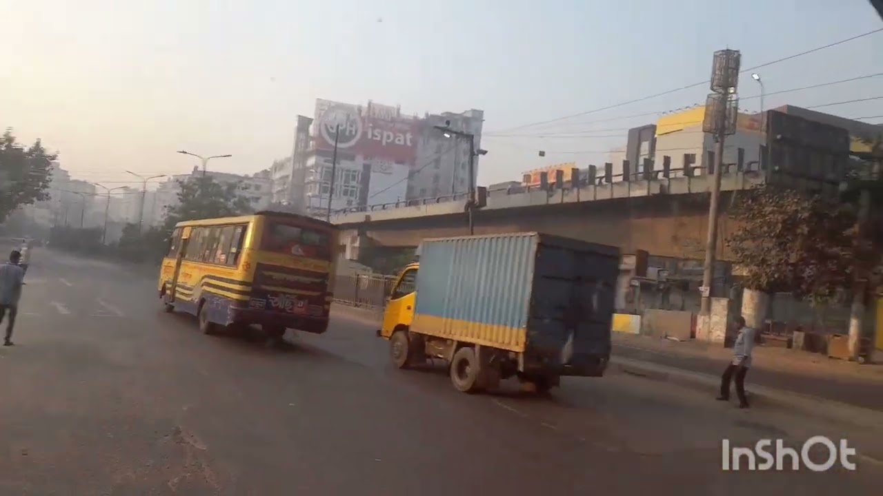 ভোরের সূর্যের আলোয় যানজট বিহীন রাজধানী। #highlights #everyone #dhakacity  #bangladesh  #followers 