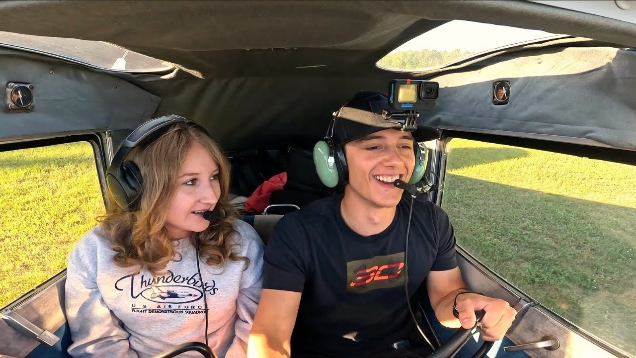 Flying to Dinner in a Cessna 140