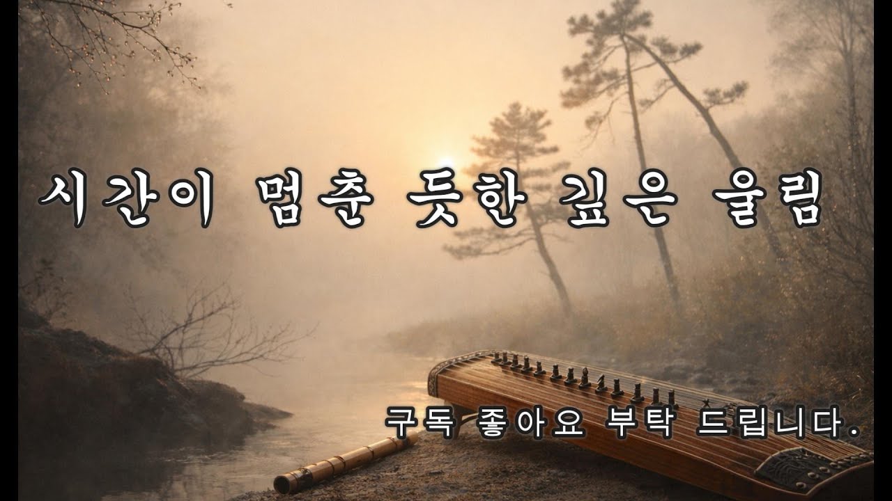 (#51)한국 전통 국악 연주곡:🌿 자연의 소리처럼 흐르는 국악 본연의 울림.