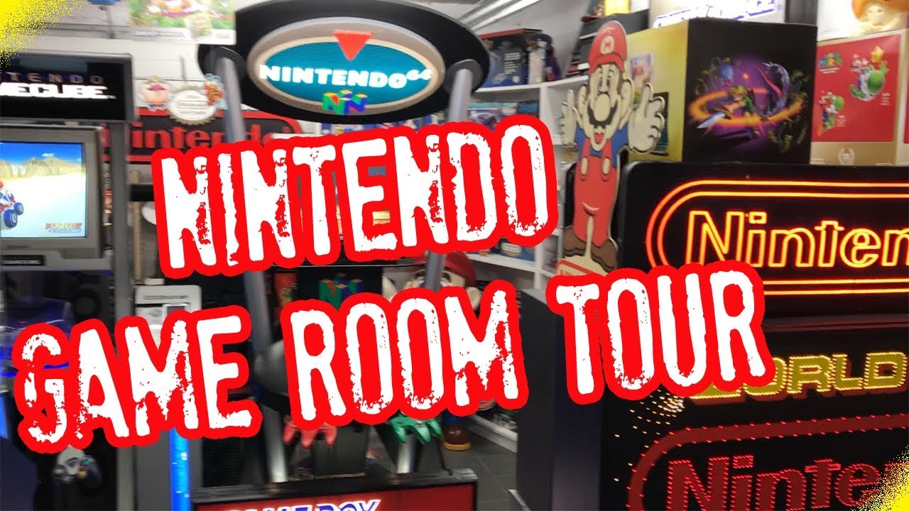 Nintendo Game Room Tour  - Behind The Collector (feat. NESCOMMANDO)