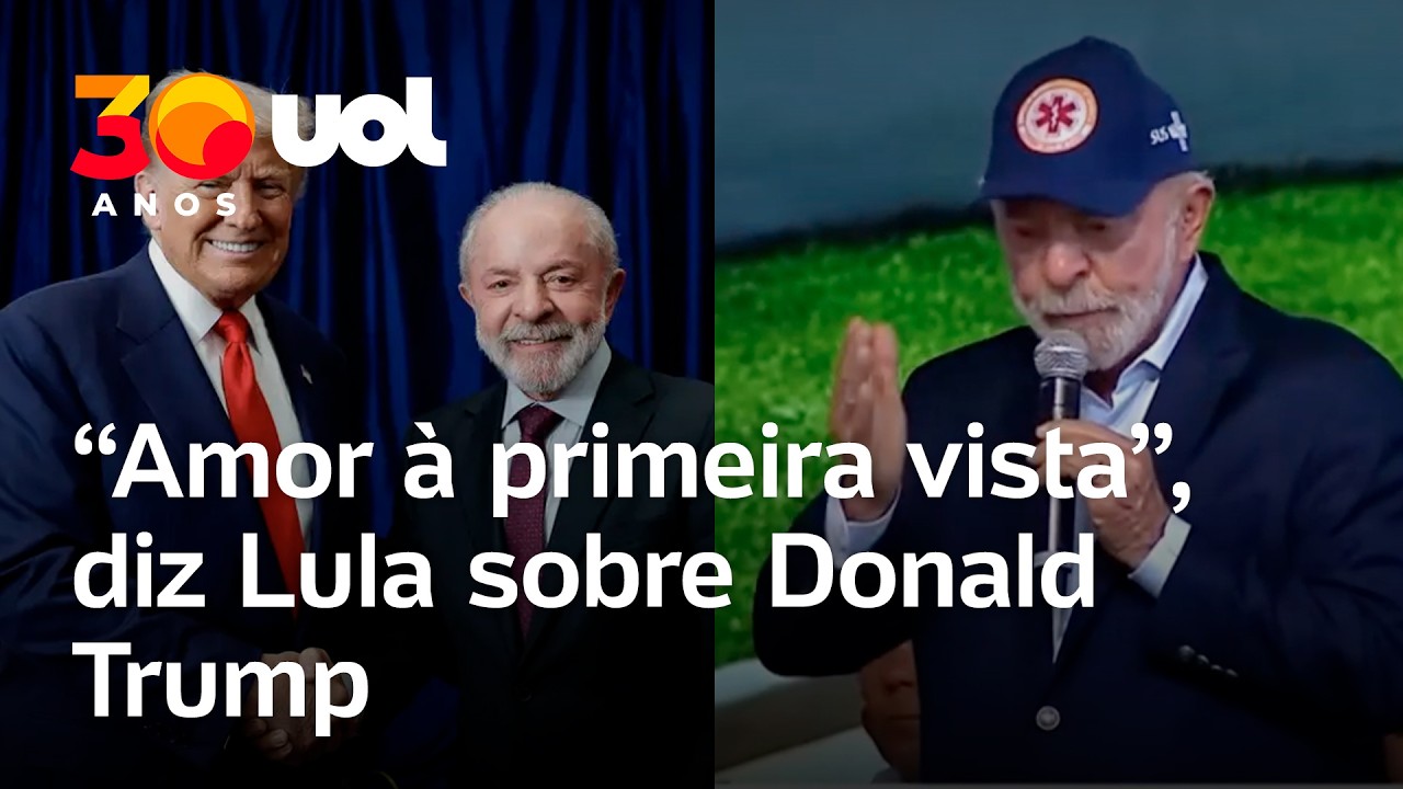 Lula diz que agora é 'amigo' de Donald Trump: 'Foi amor à primeira vista'