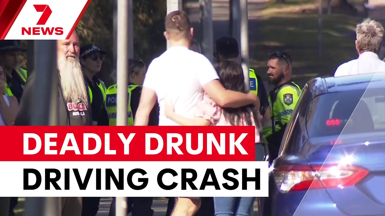 Tragic car crash kills father and son | 7NEWS