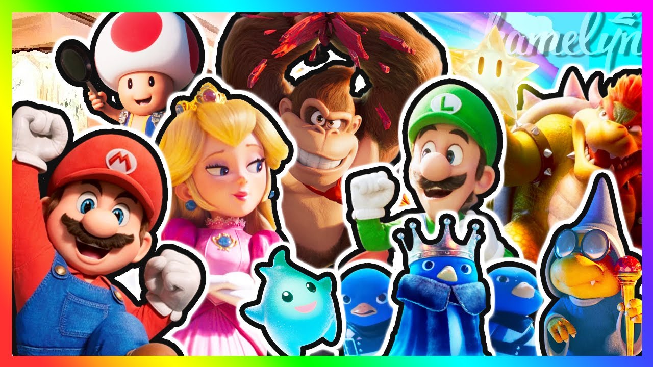 Coffin Dance MEGAMIX 125 - Super Mario & Princess Peach & Toad & Donkey Kong & Kamek & Luma & Bowser