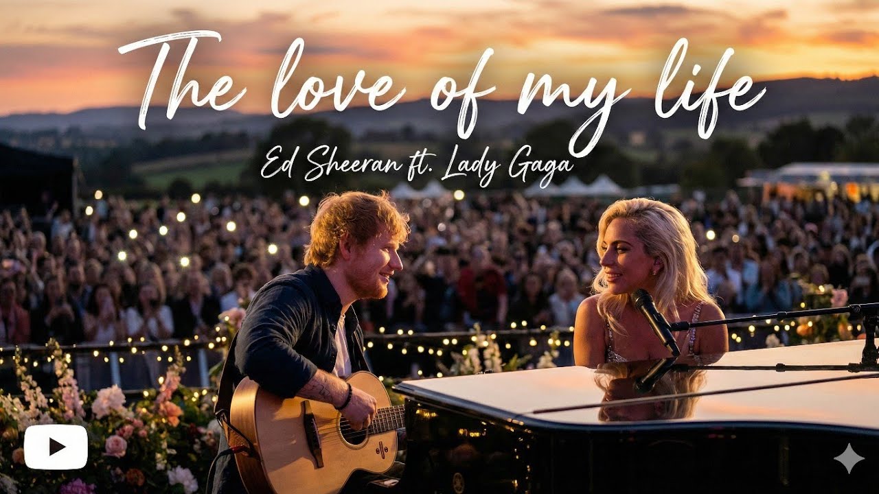 The Love Of My Love - Ed Sheeran ft Lady Gaga (2026 official music video) emotional love song