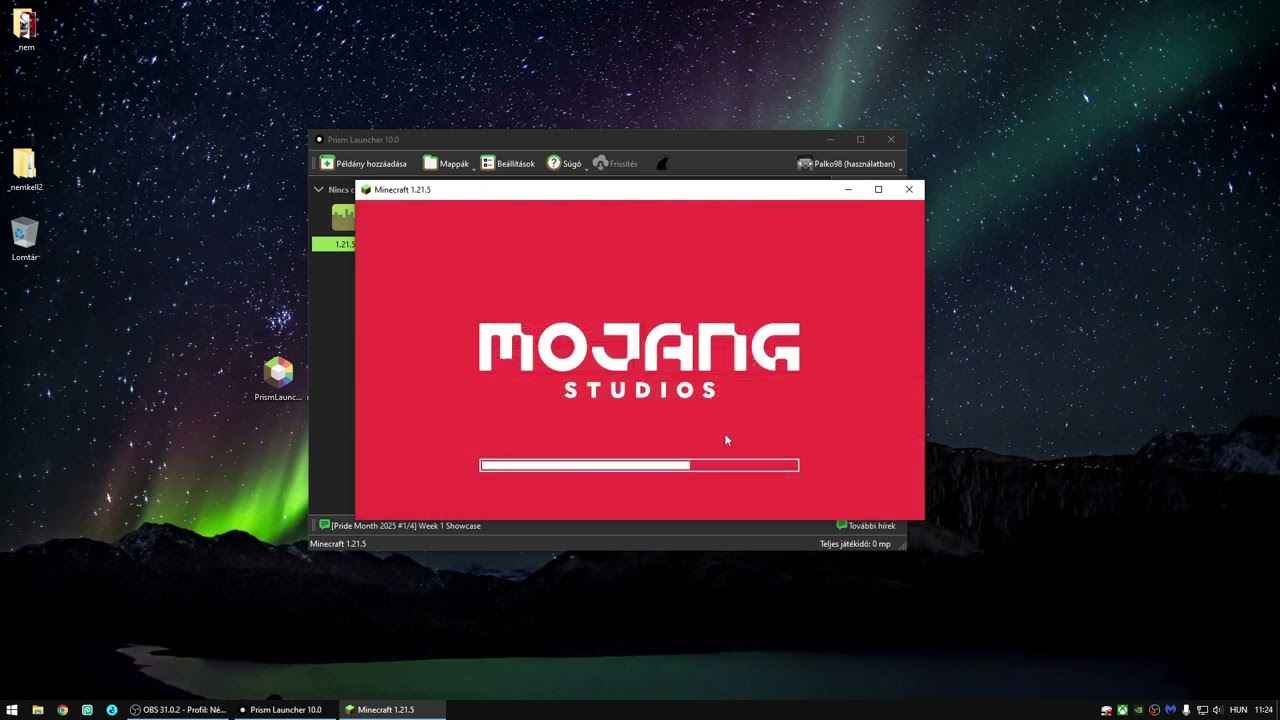 Minecraft let&ouml;lt&eacute;se, telep&iacute;t&eacute;se, p&aacute;ly&aacute;k bem&aacute;sol&aacute;sa 2025