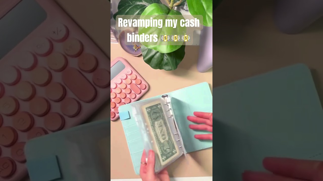 Cash binder refresh #budgeting #cashstuffing #cashenvelopesystem #savingschallenges #budgetwithme