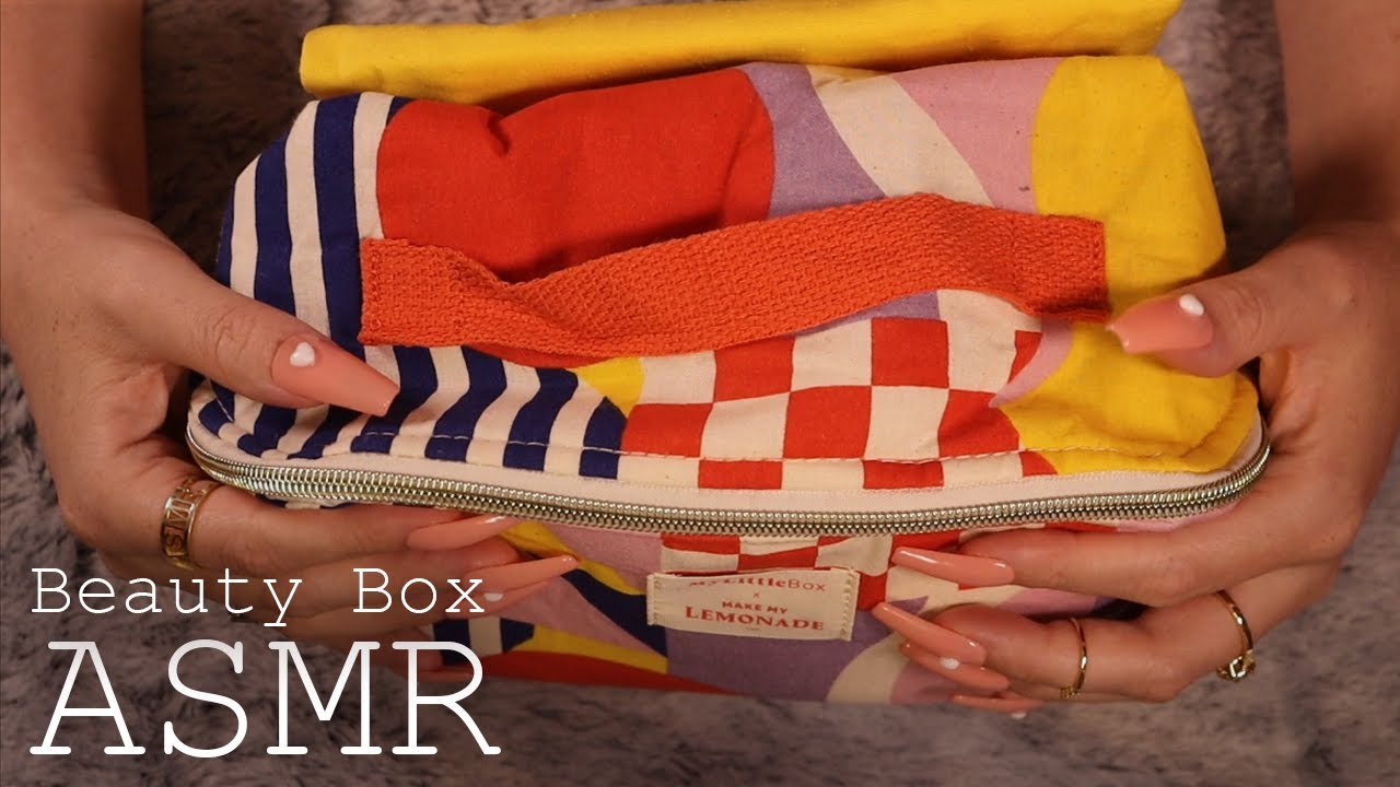 ASMR My Little Box Double Summer Box (🎧 soft spoken, tapping, scratching)