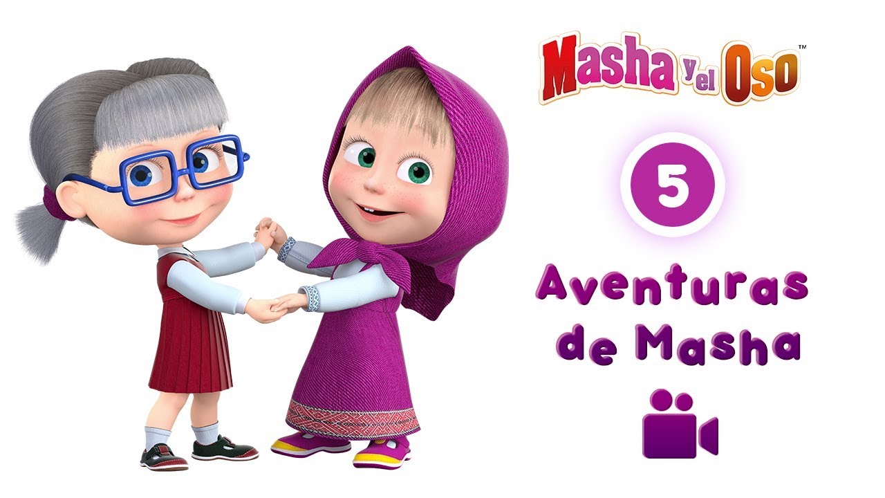 Masha y el Oso - Aventuras de Masha 👱‍♀️🐻(5 videos musicales! 🎥)