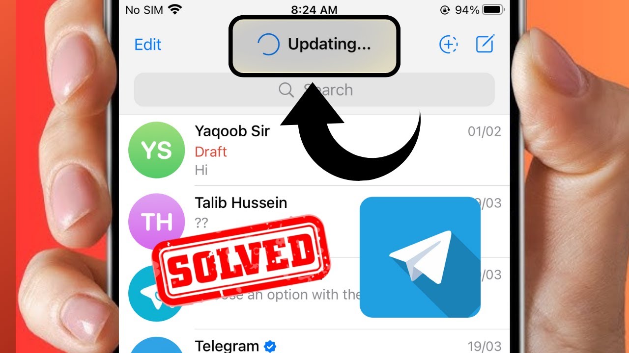 How to Fix Telegram Updating Problem iPhone (2024)