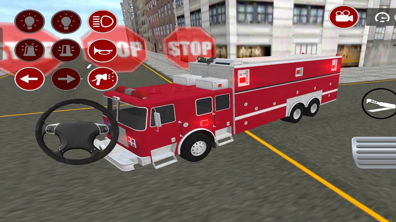 REAL FIRE TRUCK SIMULATOR GAME MOBIL POLISI#ZONACACING