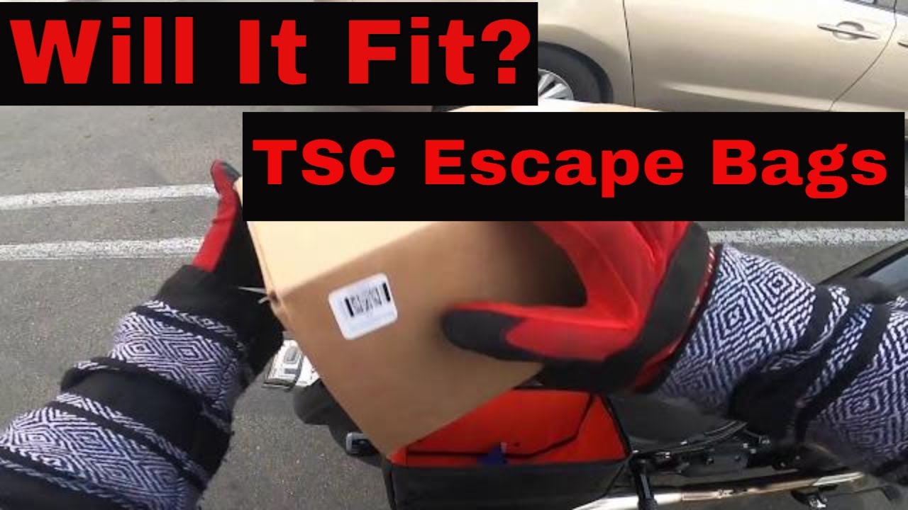 Running Errands with Thrashin Supply Escape Bags.