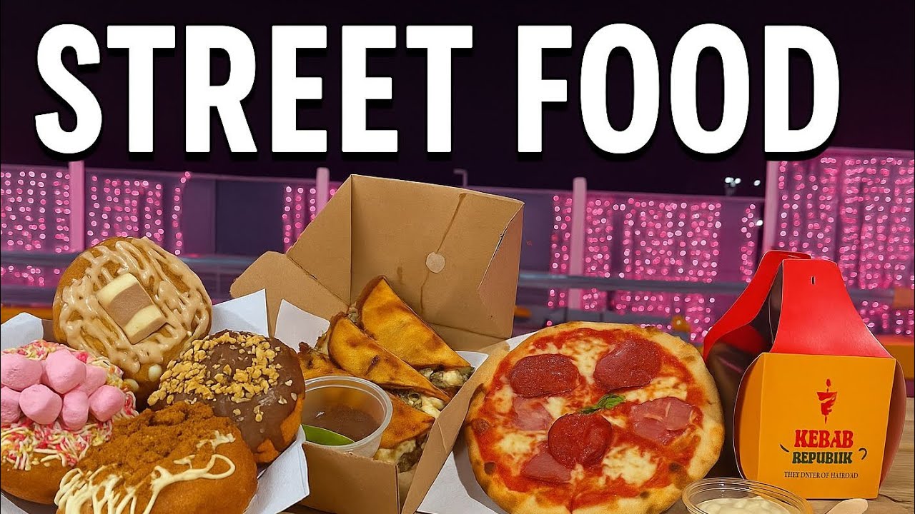 Walsall rooftop food court. Yummy 