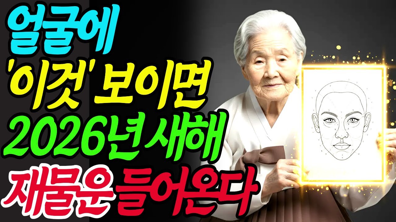 얼굴에 이것 보이면 대운, 재물운이 들어 옵니다! 관상으로 알아보는 부자관상 징조 4가지