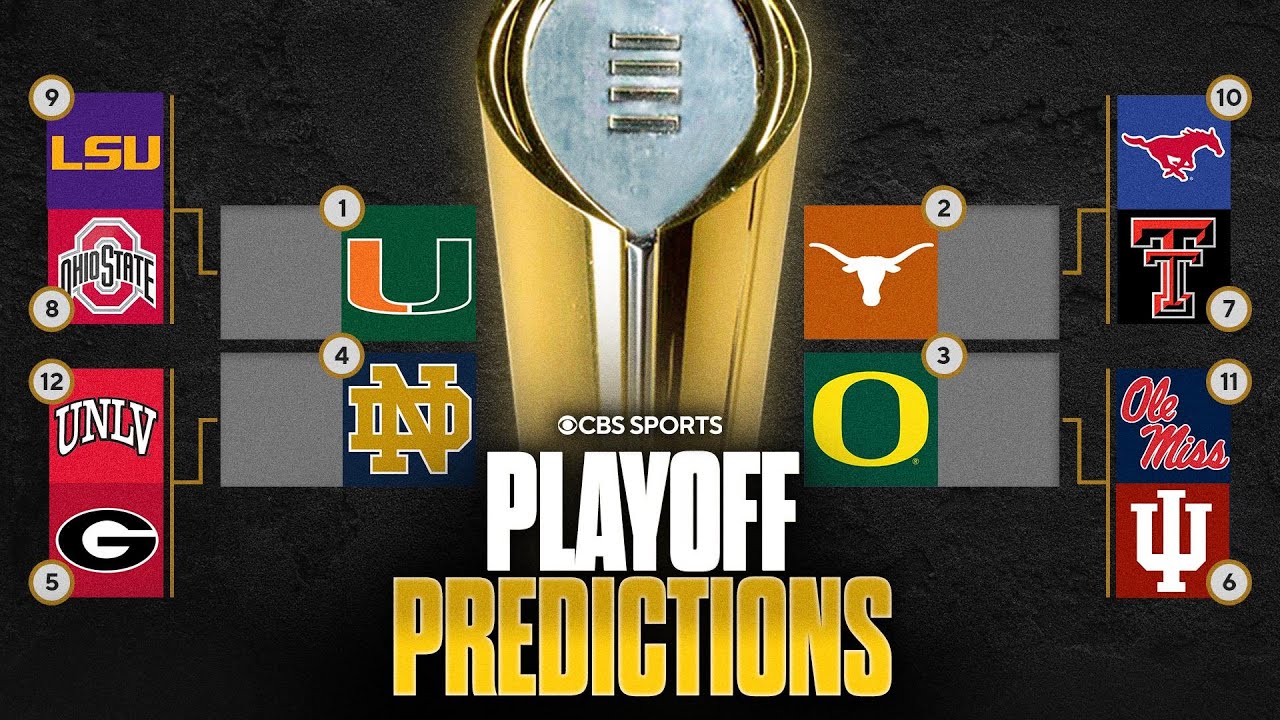 2026 CFP Predictions: Miami earns the No. 1 overall seed, Lane Kiffin era off to hot start for LSU