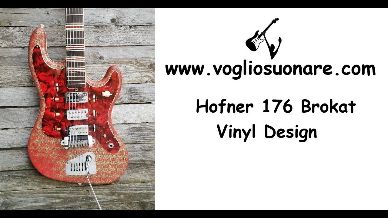 1964 Hofner 176 Near Mint Extremely Rare 1960s Hofner Design Vinyl Covering Hand Made in Germany