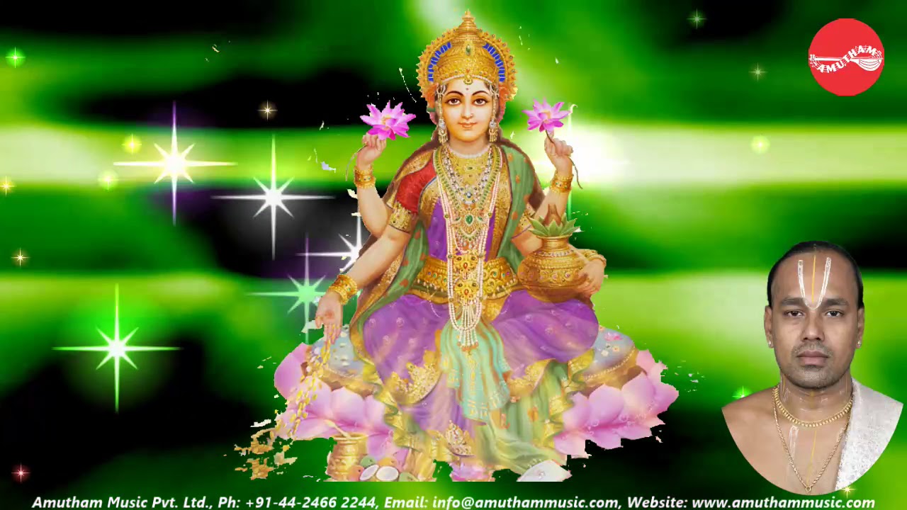 Sri Lakshmi Sahasranama Stotram - Sri Lakshmi Sahasranamam - Malola kannan (Full Verson)