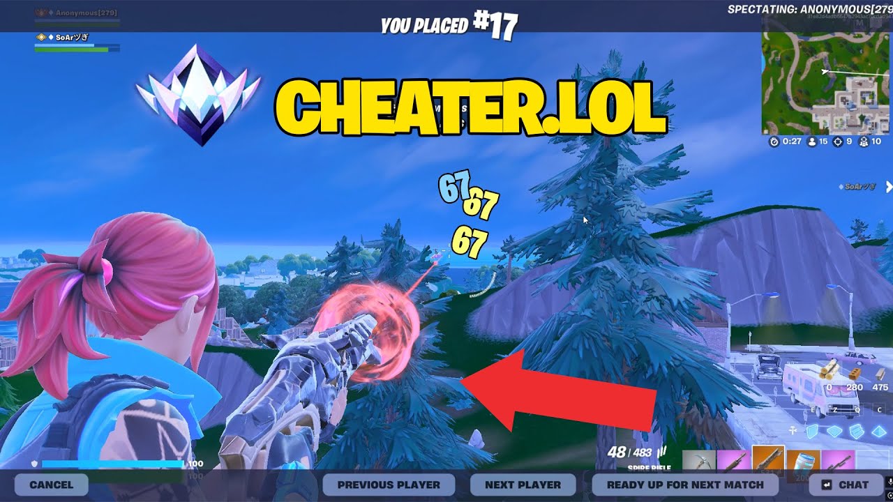 i spectated the WORST HACKER