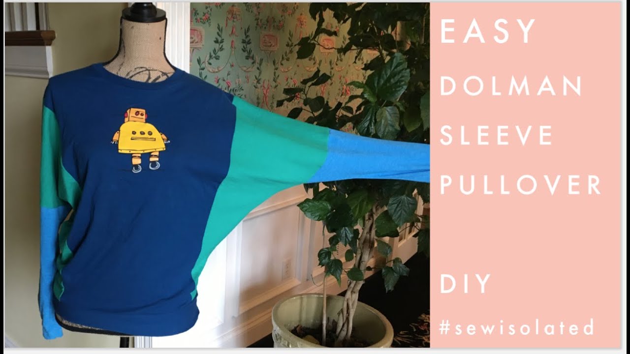 EASY Color Blocked Dolman Sleeve Top DIY