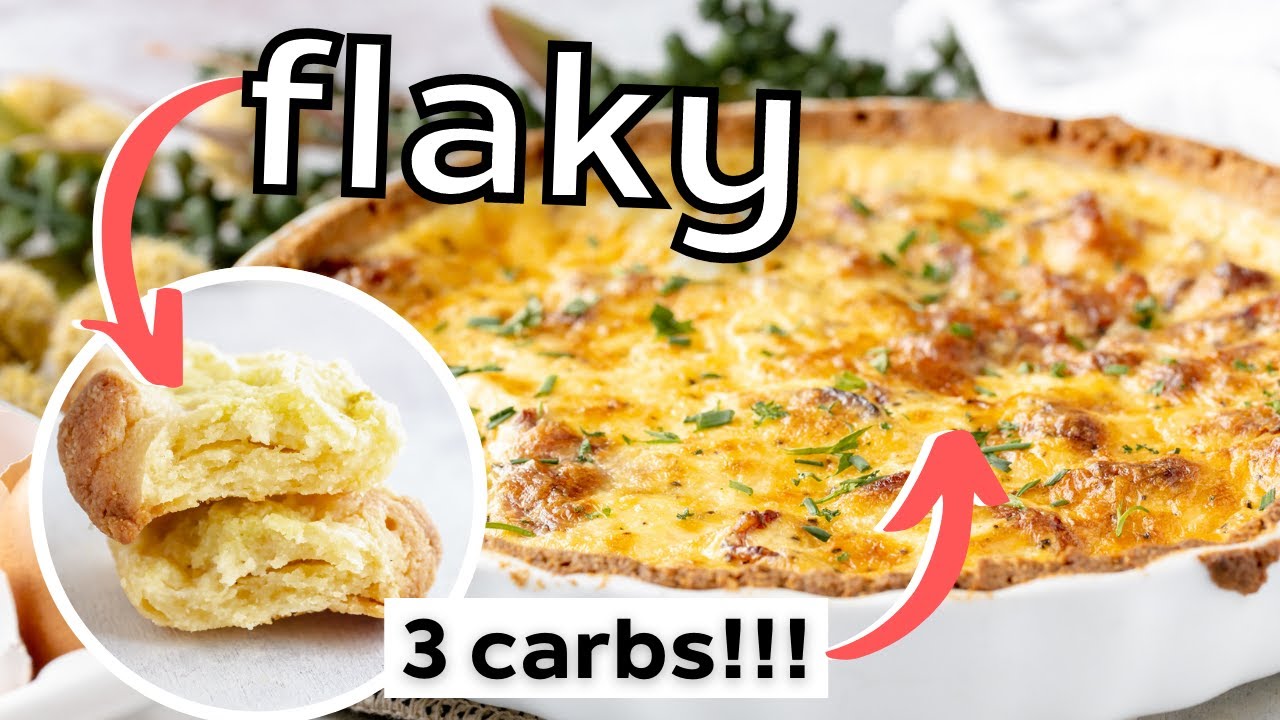 KEEP the CRUST!! KETO QUICHE with 3 carbs