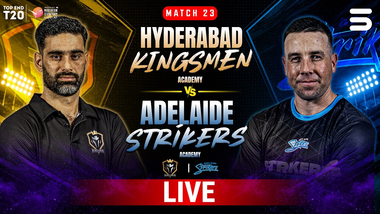 LIVE | Kingsmen vs Strikers | Top End T20 2026 | Match 23 | ZP1H