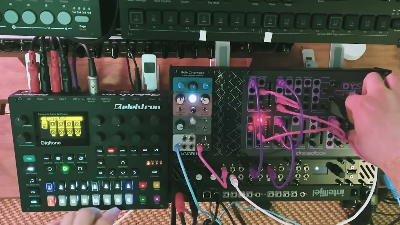 Dreadbox Dysphonia, Knobula Poly Cinematic & Elektron Digitone
