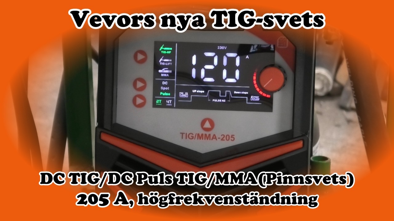 Vevors nya TIG-svets HF